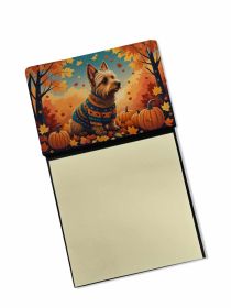 NEW Australian Terrier Terrier Fall Sticky Note Holder Refillable Dispenser Self-Sticky Note Pads, Memo Pads Blank Desk Accessories