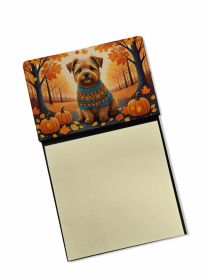 NEW Norfolk Terrier Fall Sticky Note Holder Refillable Dispenser Self-Sticky Note Pads, Memo Pads Blank Desk Accessories
