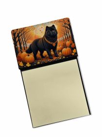 NEW Black Chow Chow Fall Sticky Note Holder Refillable Dispenser Self-Sticky Note Pads, Memo Pads Blank Desk Accessories