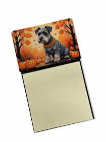 NEW Schnauzer Fall Sticky Note Holder Refillable Dispenser Self-Sticky Note Pads, Memo Pads Blank Desk Accessories