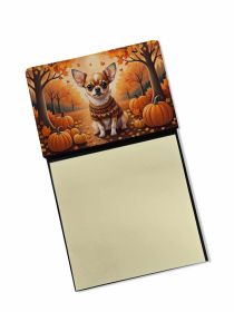 NEW Chihuahua Fall Sticky Note Holder Refillable Dispenser Self-Sticky Note Pads, Memo Pads Blank Desk Accessories