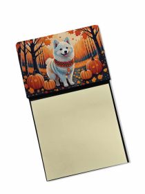 NEW American Eskimo Fall Sticky Note Holder Refillable Dispenser Self-Sticky Note Pads, Memo Pads Blank Desk Accessories
