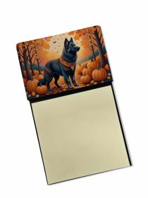 NEW Belgian Sheepdog Fall Sticky Note Holder Refillable Dispenser Self-Sticky Note Pads, Memo Pads Blank Desk Accessories