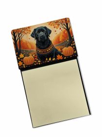 NEW Black Labrador Retriever Fall Sticky Note Holder Refillable Dispenser Self-Sticky Note Pads, Memo Pads Blank Desk Accessories