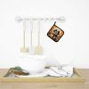 Shih Tzu Fall Pair of Pot Holders Kitchen Heat Resistant Pot Holders Sets Oven Hot Pads for Cooking Baking BBQ, 7 1/2 x 7 1/2