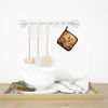 Corgi Fall Pair of Pot Holders Kitchen Heat Resistant Pot Holders Sets Oven Hot Pads for Cooking Baking BBQ, 7 1/2 x 7 1/2