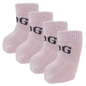 Pet Socks W/ Rubberized Soles (size: small)