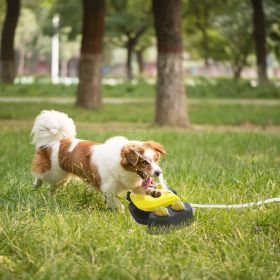 Dog Water Fountain Multifunctional Automatic Pet Water Dispenser Outdoor Step-on Activated Sprinkler for Drinking Shower Fun (Option: Yellow)
